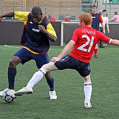 photo "The emotion.  Struggle for the ball."