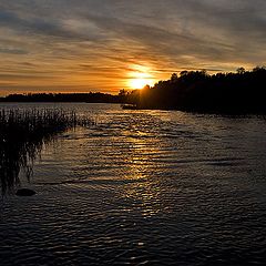 photo "Sunset at the Lake"