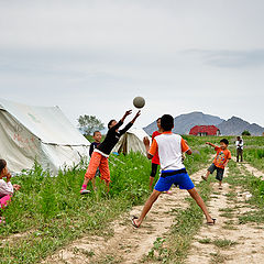 фото "Refugee camp in Osh, in Kyrgyzstan"