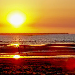 фото "Reflection on the beach"