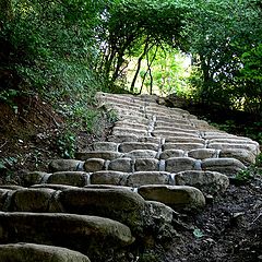 photo "Steps to St. Nino spring Georgia"