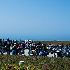 photo "Sea ... Motorcyclists"