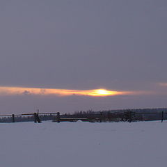 фото "Зимний закат"