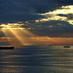 фото "Утро на рейде Пирея"