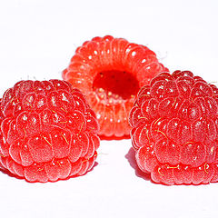 photo "макро малина ягоды"