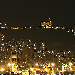 фото "Ночная панорама Хайфы."