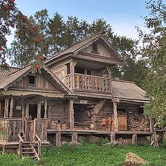 photo "Myshkin city. The Museum of Wooden Antiques"