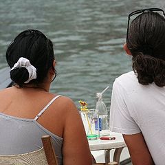фото "a drink beside the sea"
