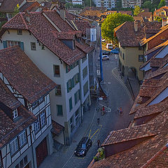 photo "street with tiled roofs .."