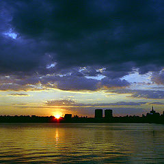 photo "Sunset in september II / Закат в сентябре"