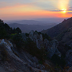 фото "Закат на перевале Акшуран"