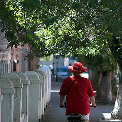 фото "Городские прогулки в красном."