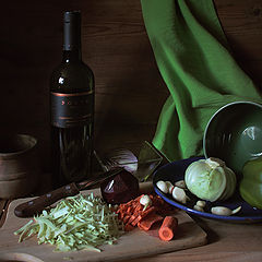 photo "Still life with a green towel"