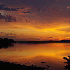 фото "Восход над прудом"