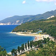 фото "Panorama of the coast in an area Krinitsy.Gelendzhik."