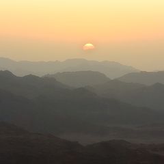 фото "Рассвет на горе Моисея"