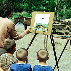 фото "Painting Lesson / Урок живописи"