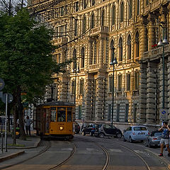 фото "желтый трамвай"