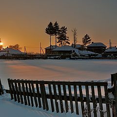 photo "Christmas sunset"