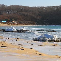 фото "Пейзаж с домиком у моря"