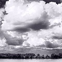 фото "Облака над Иртышом"