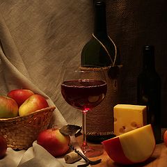 фото "Вино и сыр"