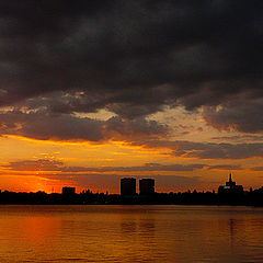 photo "Silhouettes in the sunset / Силуэты в закате"