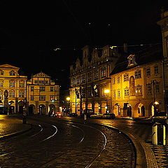 фото "Ночной Malostranske площадь"