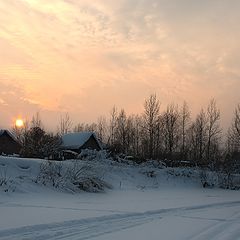 фото "По замёрзшей реке"