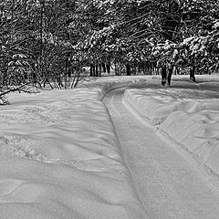 фото "снежные барханы"