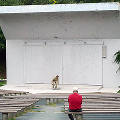 photo "The theatre of one actor and of one spectator"