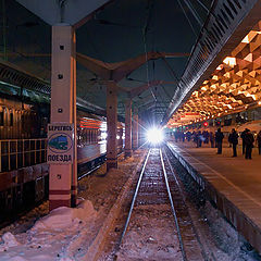 photo "Arriving by train"