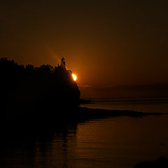 photo "Sunrise at Split Rock"