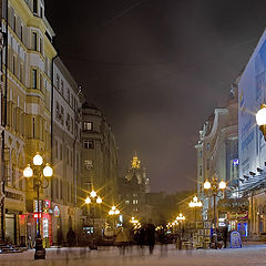 photo "By night the Arbat."