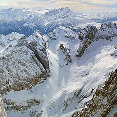 photo "Italian Alps. The view from Marmolada glacier"