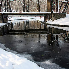 photo "Footbridge in winter"