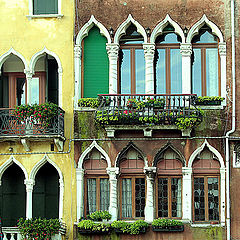 photo "Balconies and windows"