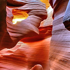 photo "inside Antelope canyon"