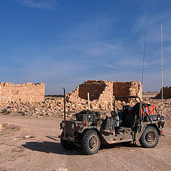 photo "Portrait on a background of ruins ... (Ford M151A2 MUTT)"