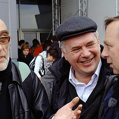 photo "Three Alexanders. At an exhibition the Photoforum 2011"