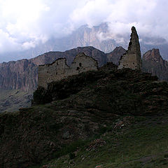 photo "The watchtower in the gorge Bezengi"