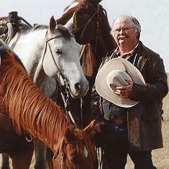 фото "Mourner at a Rancher's Funeral"