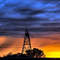 фото "stormy sunset"