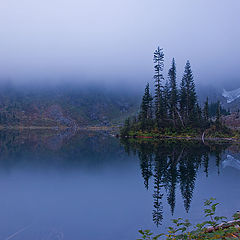 photo "Island. Fog. Pate evening."