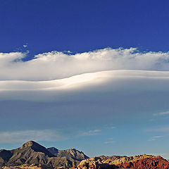 photo "Cloud over the desert"