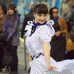 photo "Dress white polka dots"