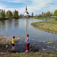 photo "Russian children which look forward with confidence"