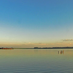 фото "Рассвет над озером"