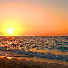 photo "Sunset on the Caribbean Sea"