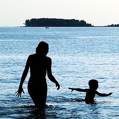 photo "beach silhouettes #2"